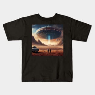 Close encounters of the third kind inspired art Kids T-Shirt